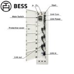 BESS-H2.56 HV Battery Energy Storage for home Backup ground stack Module lifepo4 lithium iron phosphate 5kwh, 10kwh, 15kwh, 20kwh, 25kwh